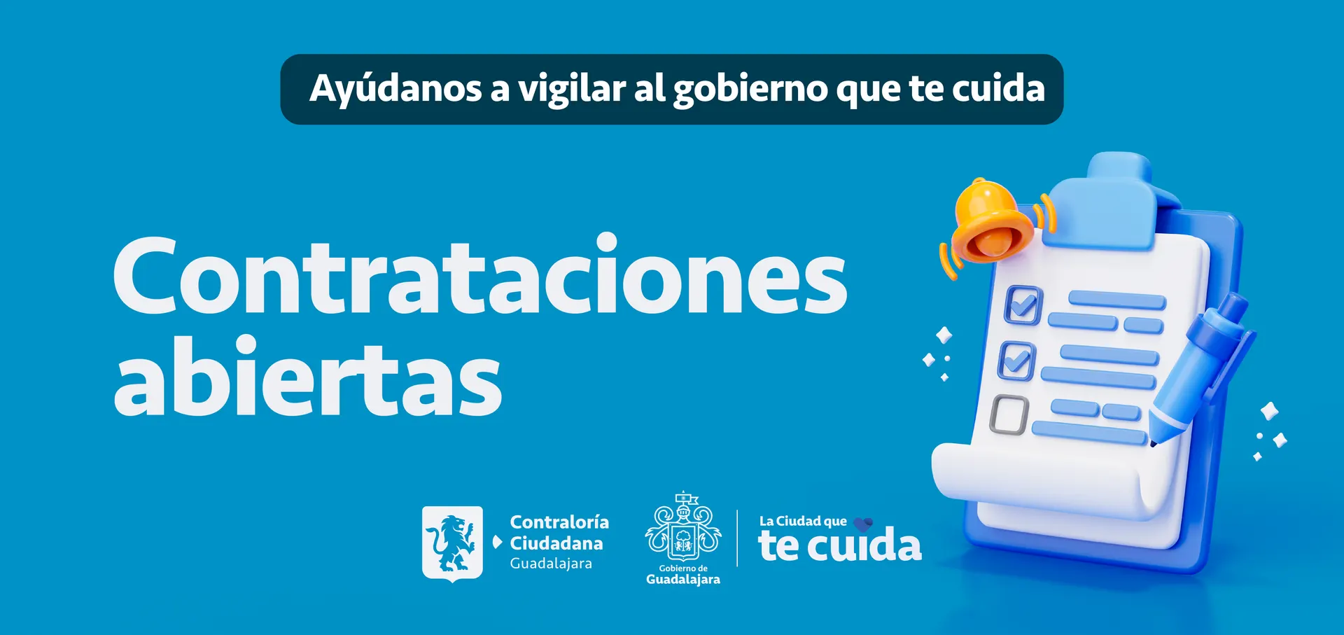 Ayúdanos a vigilar al gobierno que te cuida.